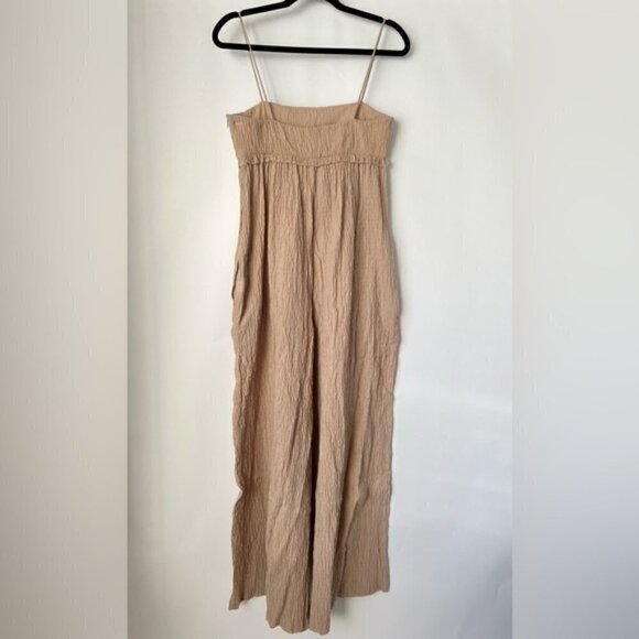 Zara, Ladies Structured Long Jumpsuit - Beige. Size: XS (US). NWT - Picture 4 of 16